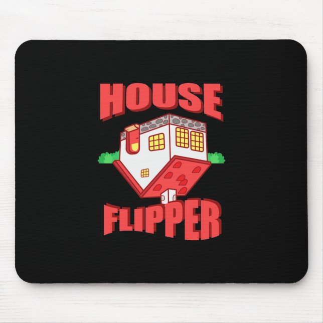 Tapis De Souris Flipper de la maison de l'agent immobilier (Devant)
