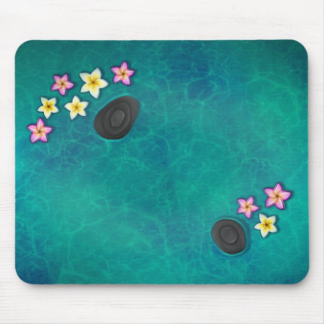 Tapis De Souris Floating Flowers Spa Mouse Pad (Devant)