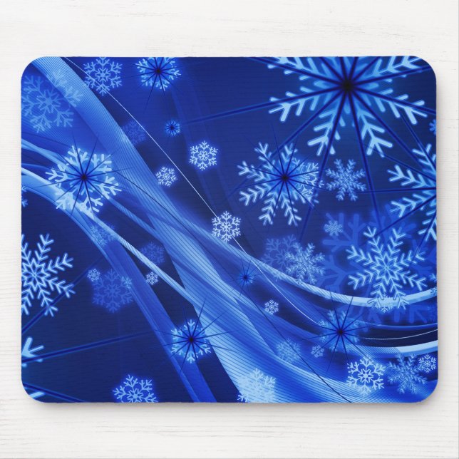 Tapis De Souris Flocon de neige Art 11 Mousepad (Devant)