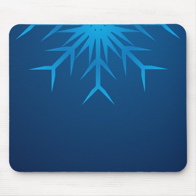 Tapis De Souris flocon de neige brillant (Devant)
