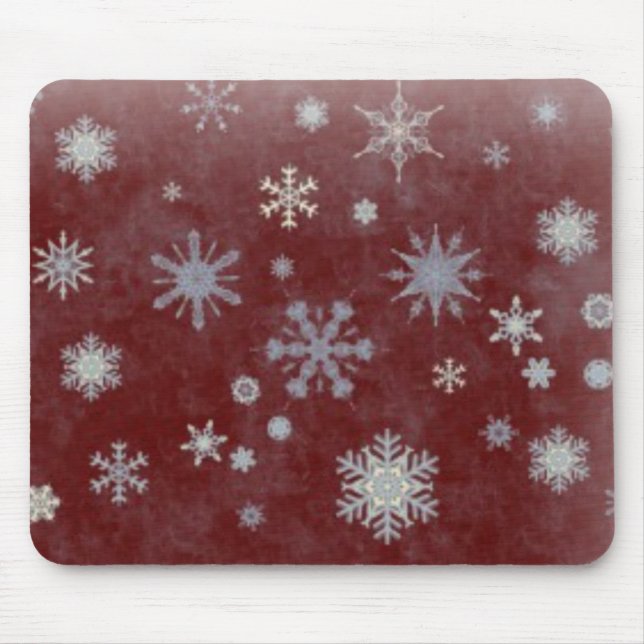 Tapis De Souris Flocon de neige givré (Devant)