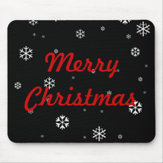 Tapis De Souris Flocons de neige de Joyeux Noël