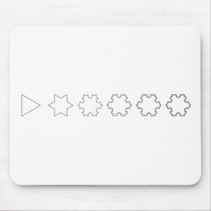 Tapis De Souris Flocons de neige de Koch