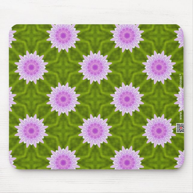 Tapis De Souris Flocons roses (Devant)