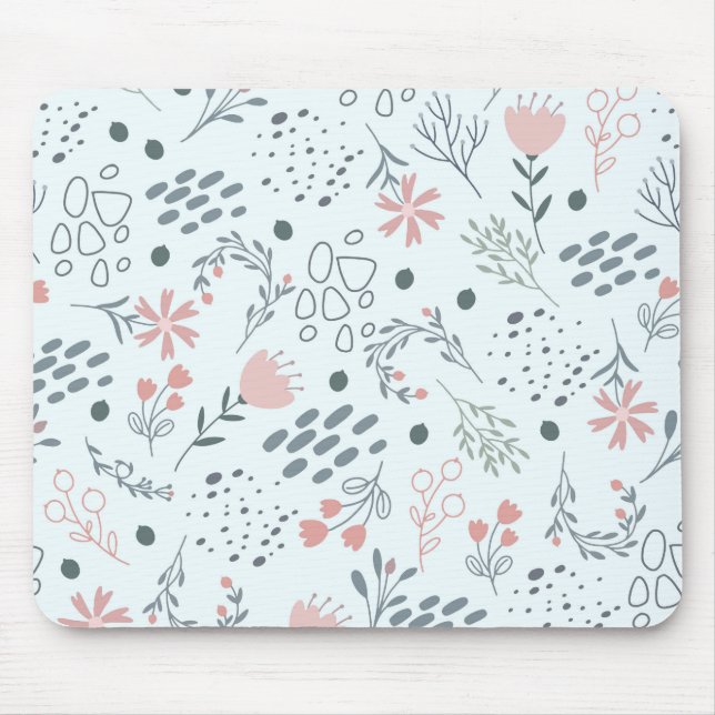 Tapis De Souris Floral (Devant)