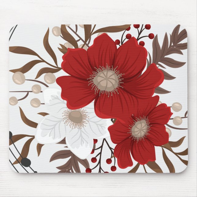 Tapis De Souris Floral (Devant)