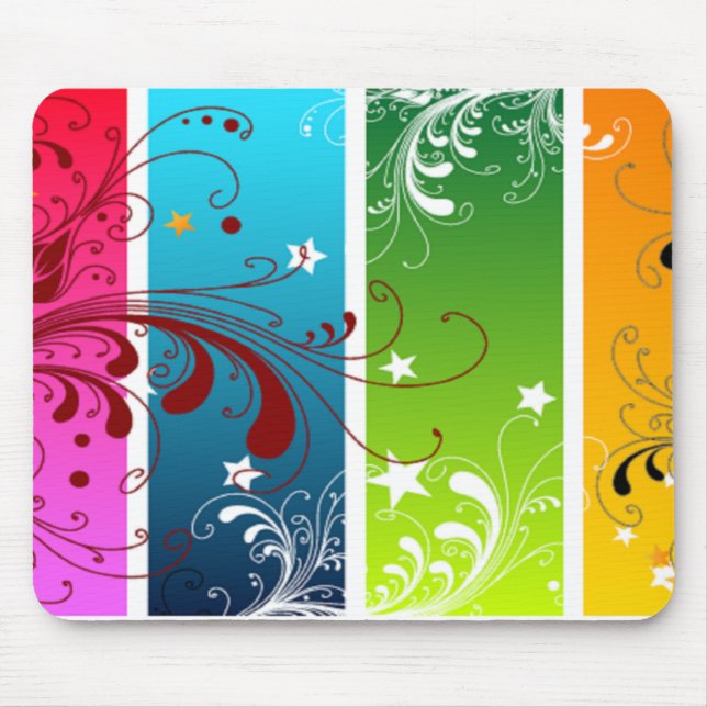 TAPIS DE SOURIS FLORAL (Devant)