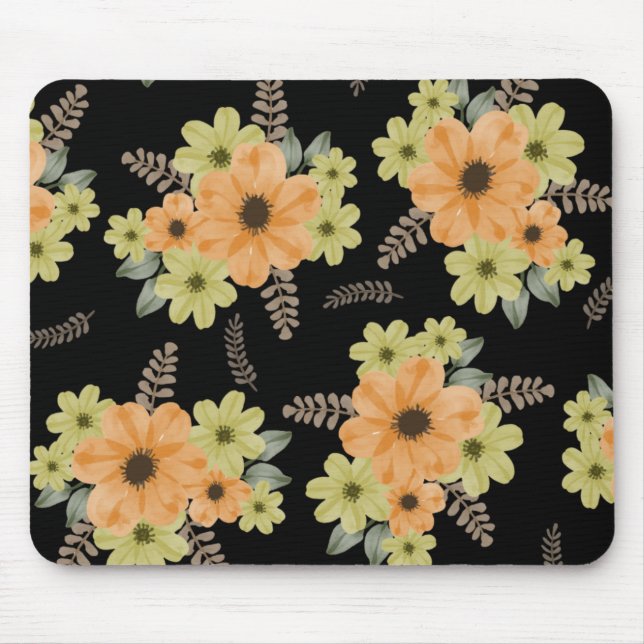 Tapis De Souris Floral (Devant)