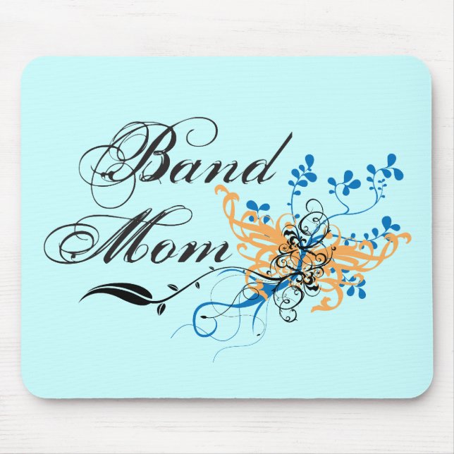 Tapis De Souris Floral Band Maman (Devant)