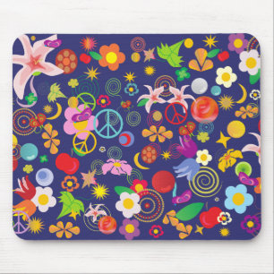 Tapis De Souris Floral boho