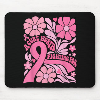 Tapis De Souris Floral Boho Survivante du Cancer du Sein Un Remède