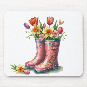 Tapis de souris floral Bonjour Printemps
