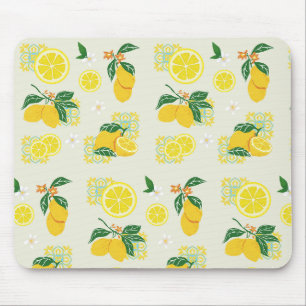 Tapis De Souris Floral de citron