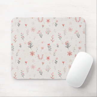 Tapis de souris floral doux