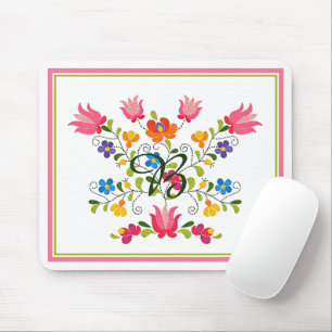 Tapis De Souris Floral embroidery mouse pad