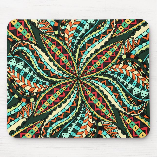 Tapis De Souris Floral Et Glamour Sans Fer Design (Devant)