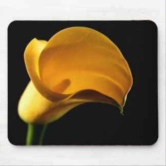 Tapis De Souris Floral Fleur Lilly Jaune Assez Élégant