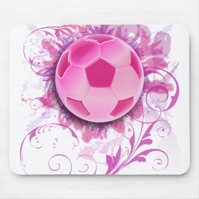 Tapis de souris floral grunge du football des (Devant)