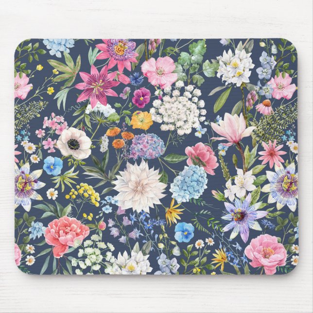 Tapis De Souris Floral - Maisy (Devant)