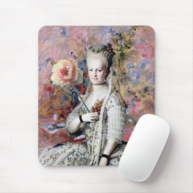Tapis De Souris Floral Masque Diva (Avec souris)