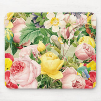 Tapis De Souris Floral Medley, Rose Vintage