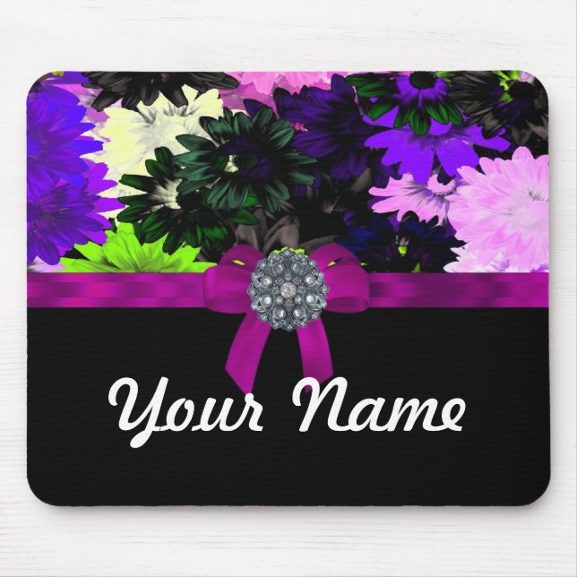 Tapis De Souris Floral multicolore (Devant)
