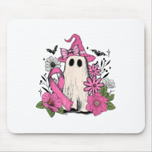 Tapis De Souris Floral Nk Boo Ghost Cancer du sein Sensibilisation