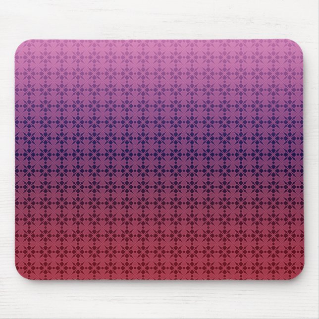 Tapis De Souris Floral ornament, gradient (Devant)