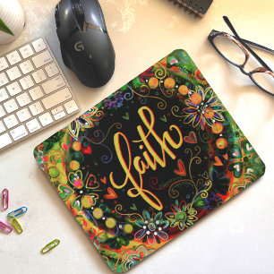 Tapis De Souris Floral Plutôt Inspirationnel Foi Inspiritisme