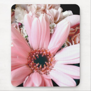 Tapis De Souris Floral rose