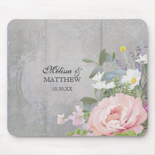 Tapis De Souris Floral rustique (Devant)