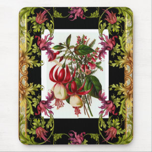 Tapis de souris floral vintage