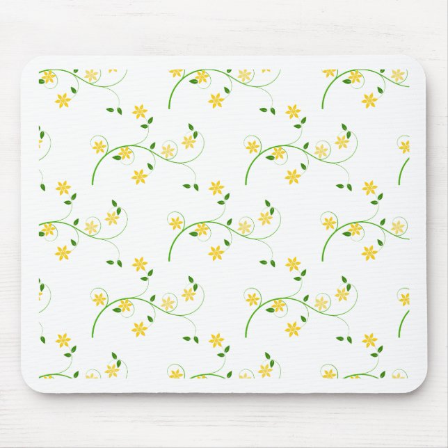 Tapis De Souris Flore et Fleurs (Devant)