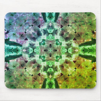 Tapis De Souris Flores printanières Art Floral Abstrait