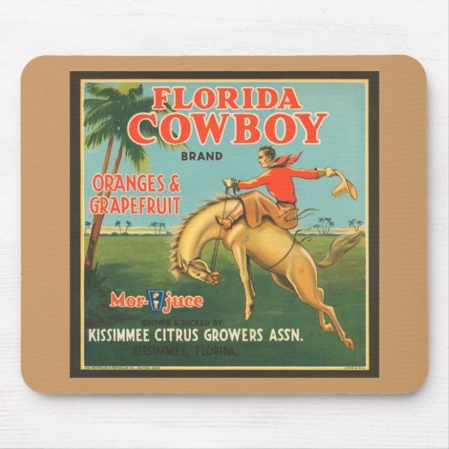 Tapis De Souris Floride Cowboy (Devant)