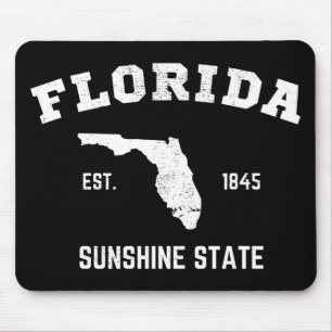 Tapis De Souris Floride Est 1845 Sunshine State