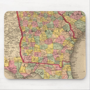 Tapis De Souris Floride, Géorgie et Caroline du Sud