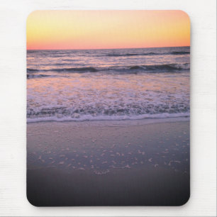 Tapis De Souris Floride Sunset Beach Ocean Photo