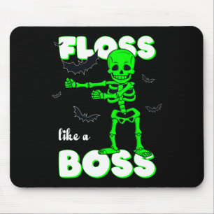 Tapis De Souris Floss Like A Boss Skeleton Halloween Boys Girls Ki
