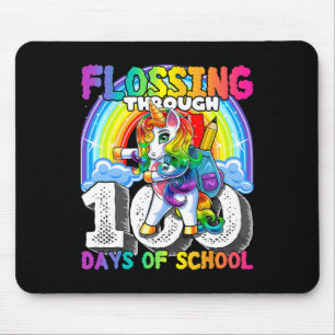 Tapis De Souris Flossing through the 100 Days of School Flossing U