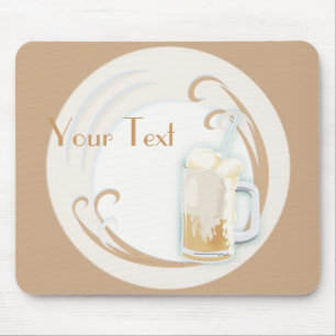 Tapis De Souris Flotteur de bière à la bière Mousepad