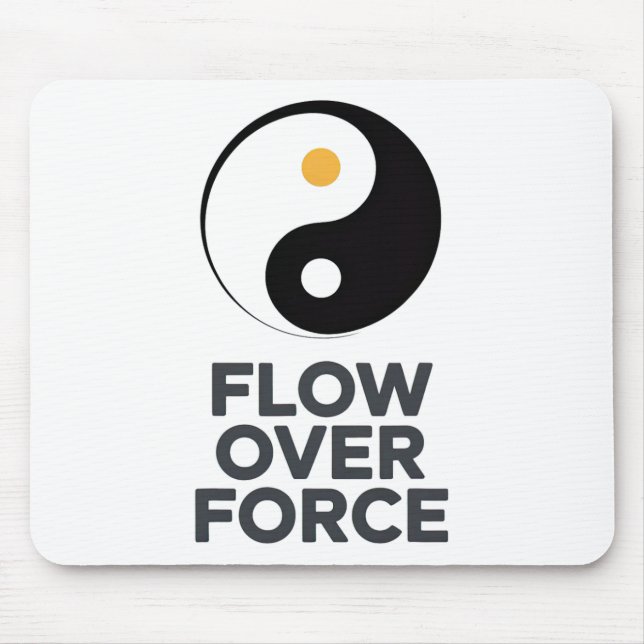 Tapis De Souris Flow Over Force Yin Yang Yoga Lance Apparel _2  (Devant)