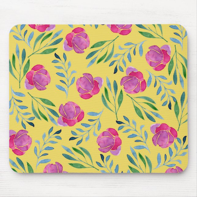 Tapis De Souris Flower Drawings Easy (Devant)