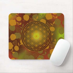 Tapis De Souris flower of life, chakra,zen,sacred geometric,