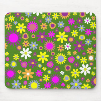 Tapis de souris Flower Power
