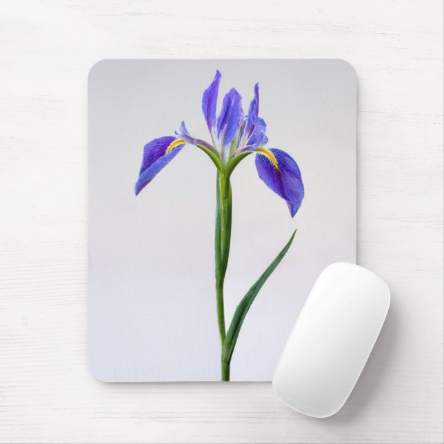 Tapis De Souris Flowers | Purple Iris Flower (Avec souris)