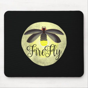 Tapis De Souris Fluciole Éclair Bug cadeau d'été