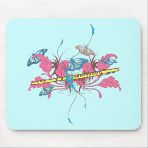 Tapis De Souris Flûte papillon