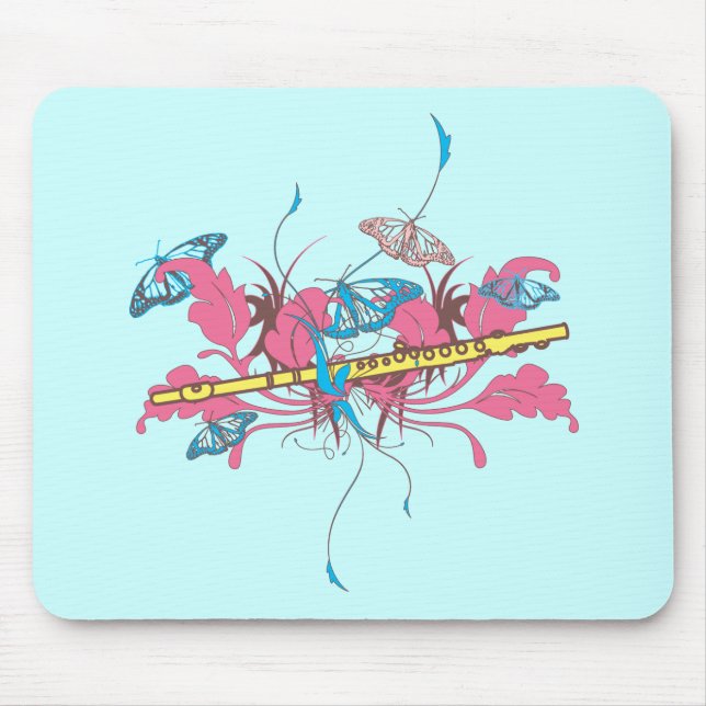 Tapis De Souris Flûte papillon (Devant)