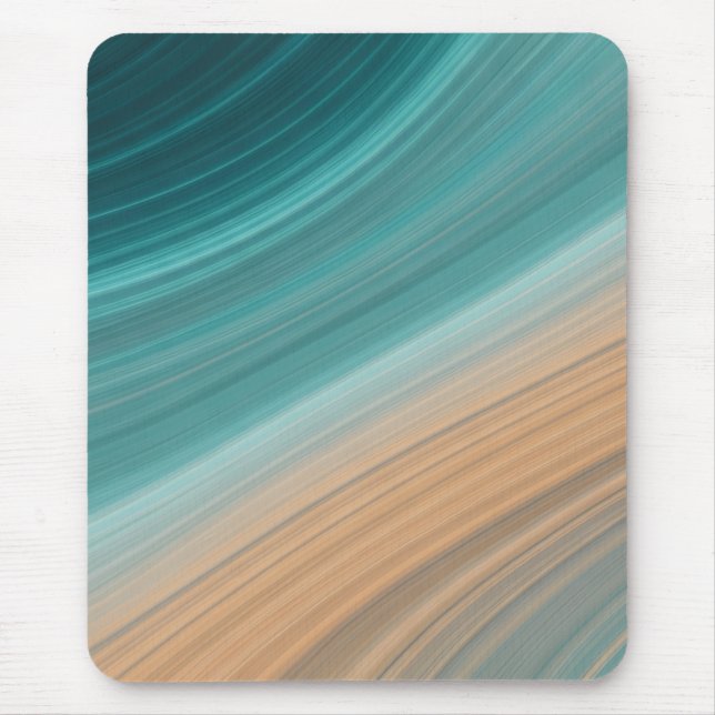 Tapis De Souris Flux de Sable Aqua (Devant)